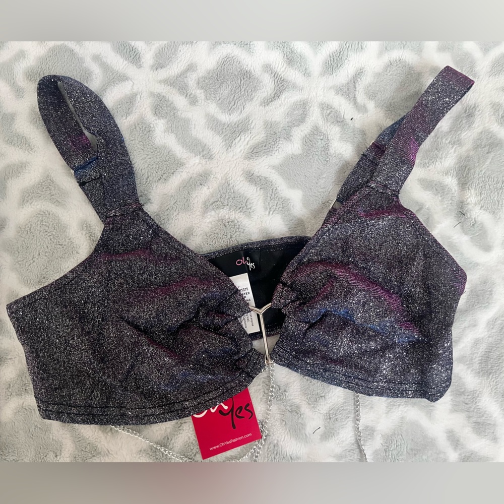 Raver heart sparkle top & bottom